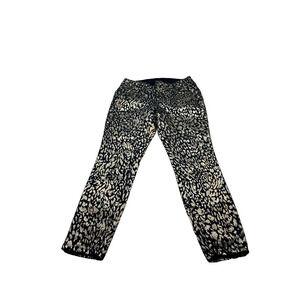 Thalia Sodi Women's Pants Black/Gold Size 6 (0217)